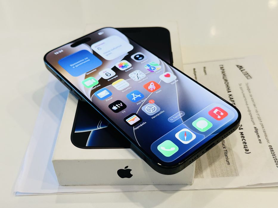 Apple iPhone 16 Pro Max 256 GB Black  Перфектен! Гаранция!