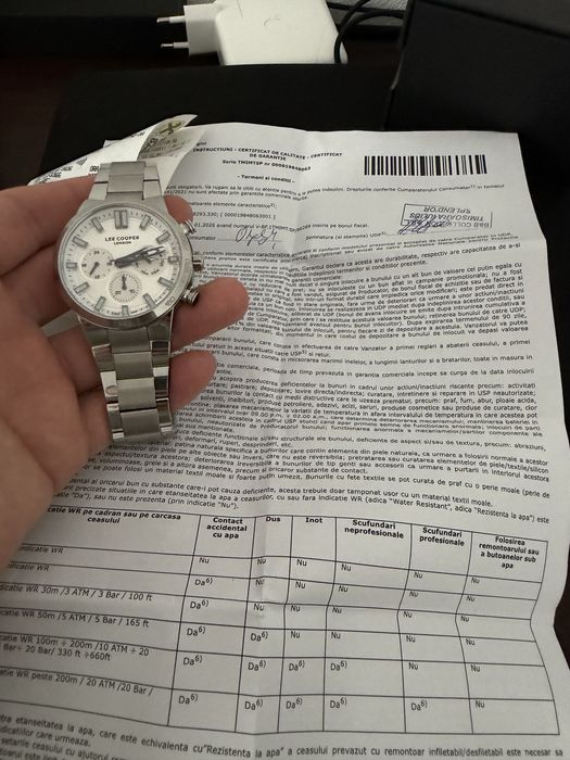Lee Cooper London Chronographs nou, pret 420 ron