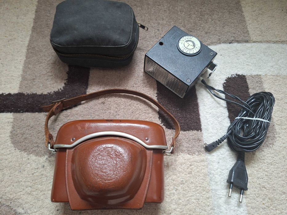 Camera foto vintage OGA Germany 35mm Isconar 1:2.8/45 Blitz Norma Fil2