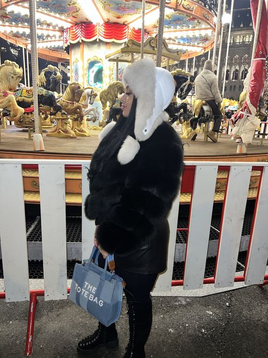 Caciula blana naturala