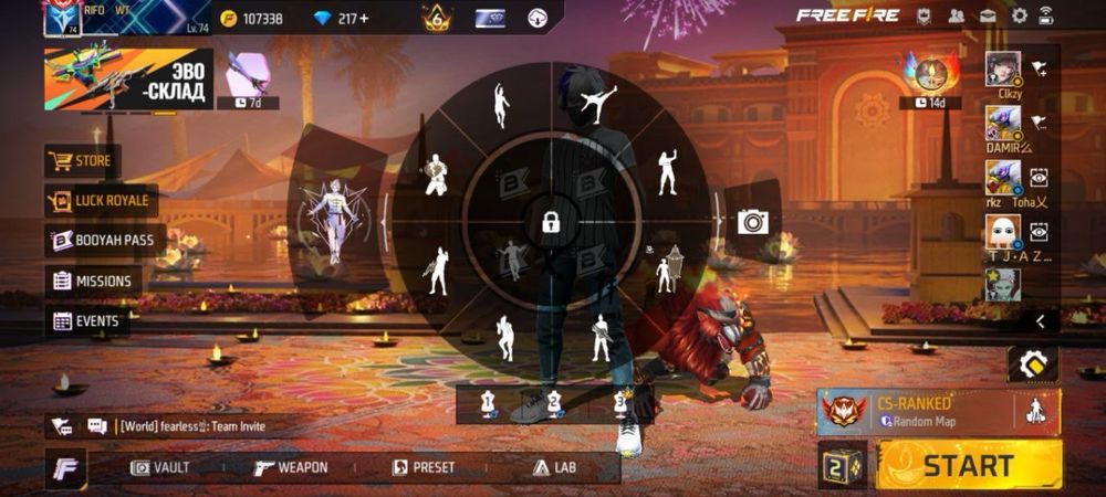 аккаунт в фри фаер