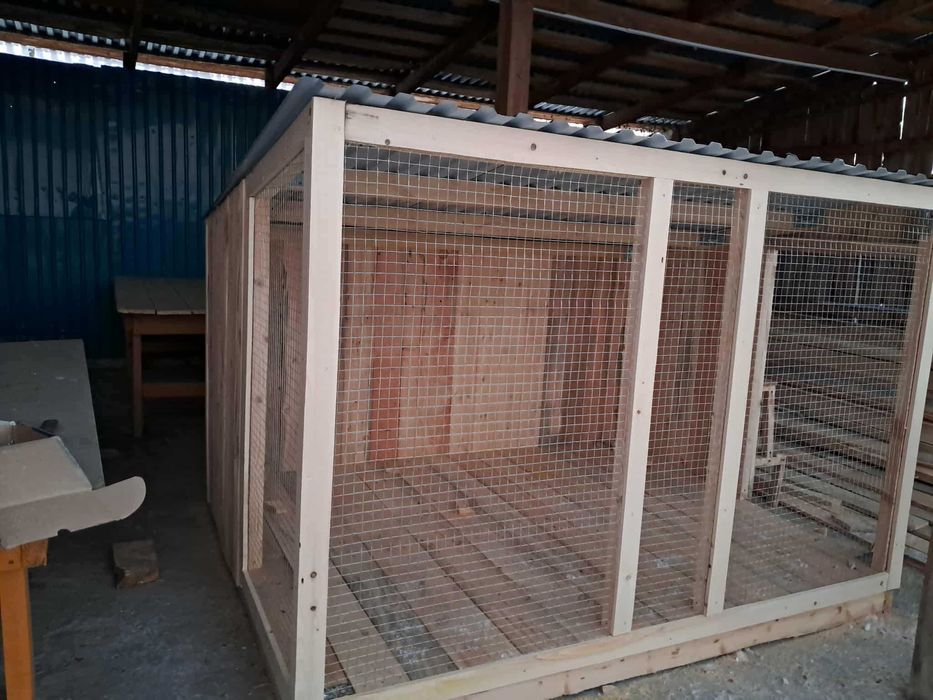 Готовый вольер для собаки
