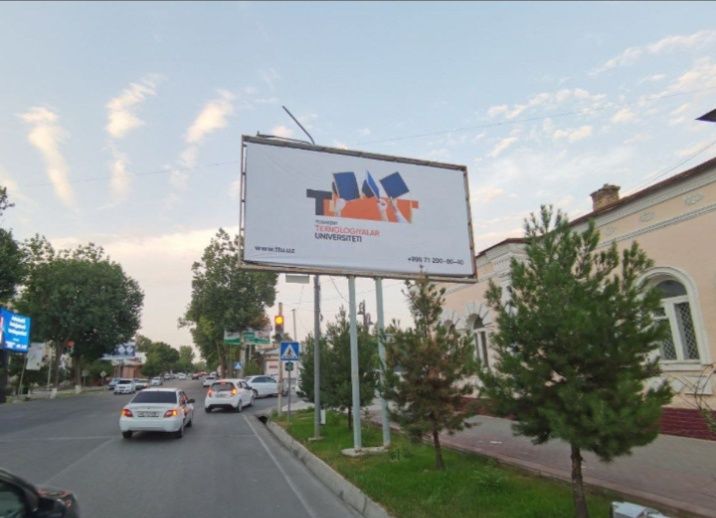 Bilbordlardagi reklamalar Samarqandda/ Самарқандда банерларда реклама.