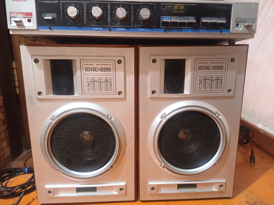 Усилитель Вега 10у120с  с колонками