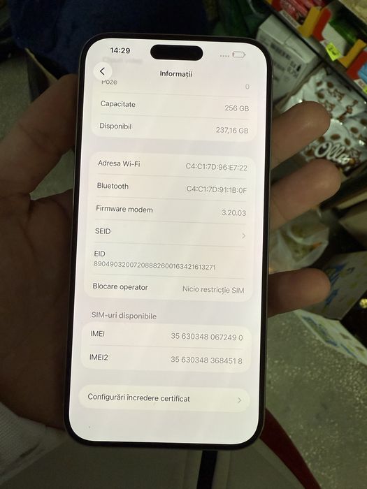 Iphone 15 Pro Max 256Gb