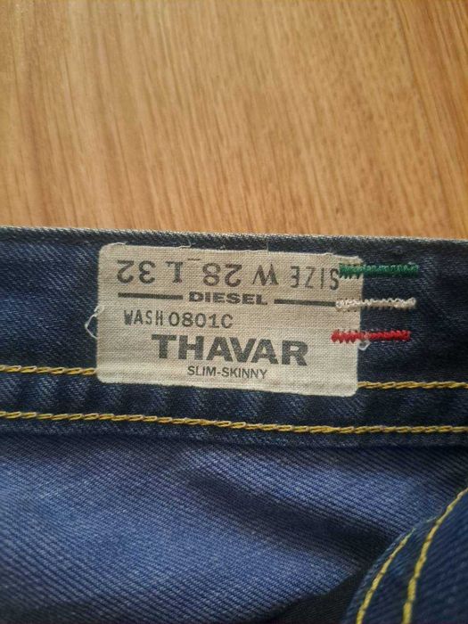 Мъжки дънки Diesel Thavar W28/L32 – Slim-Skinny, сини