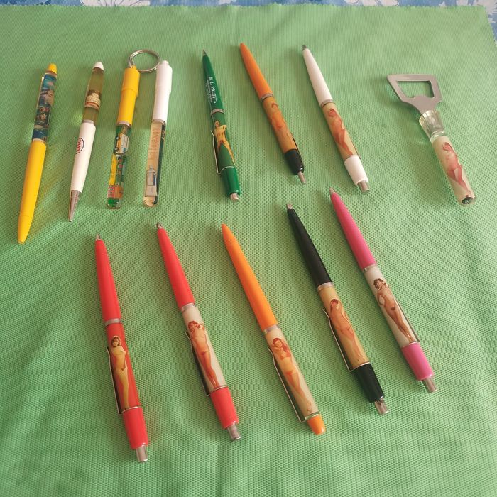 Colectie pixuri, creioane, stilouri