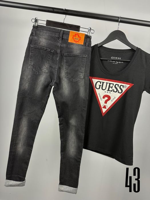 Dsquared дамски черни дънки