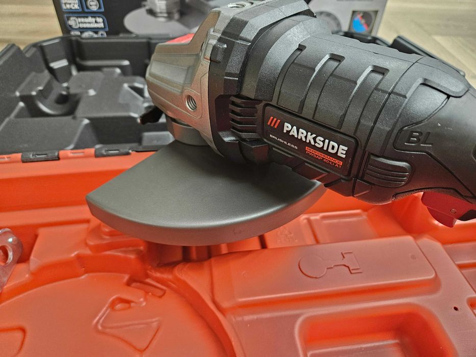 Нов ъглошлайф 230mm Parkside Performance за 2 батерии 40V