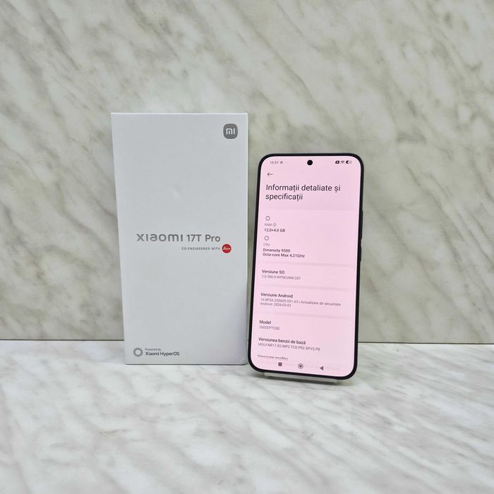 Vând Xiaomi 17 T Pro Deep Blue nou