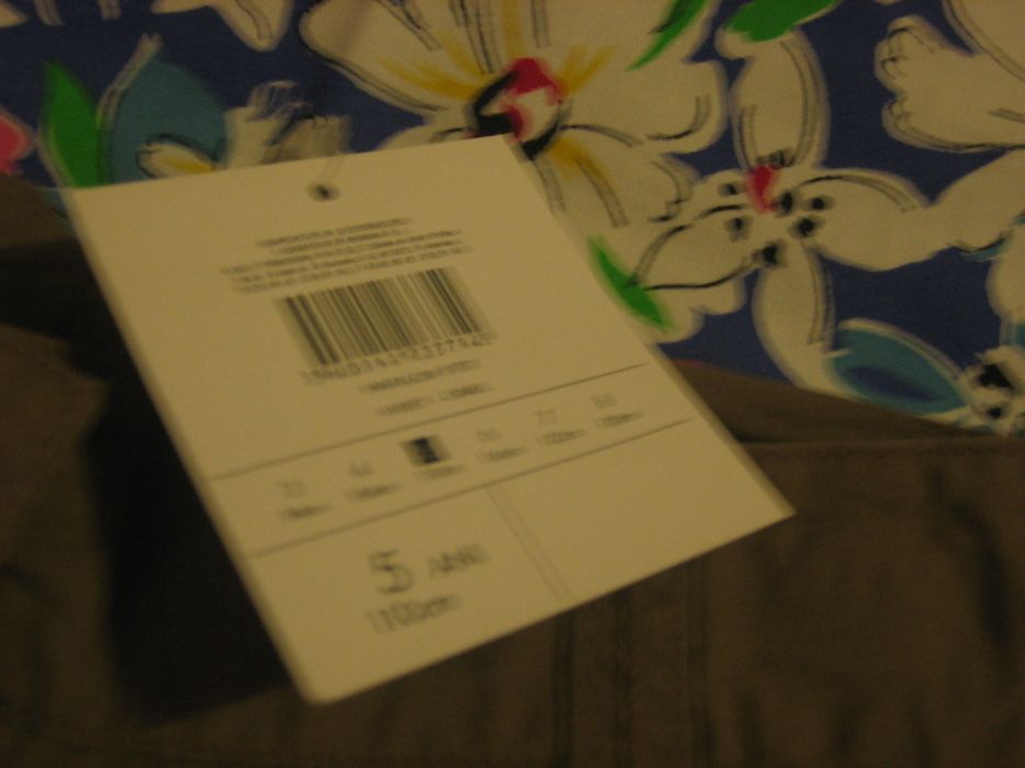 Pantaloni fete, kaki, 5 ani, NOI, TEX