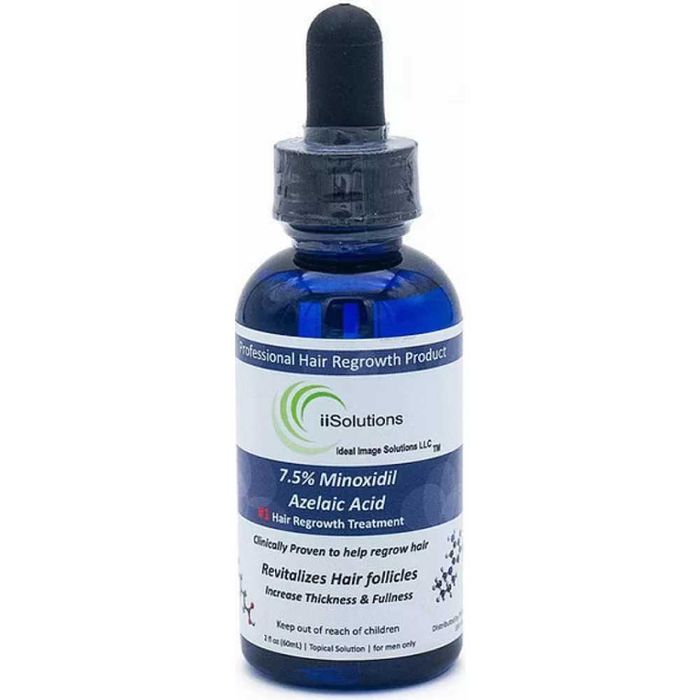 Minoxidil iiSolutions 7,5% 60 ml, 1 Luna Tratament pentru Scalp