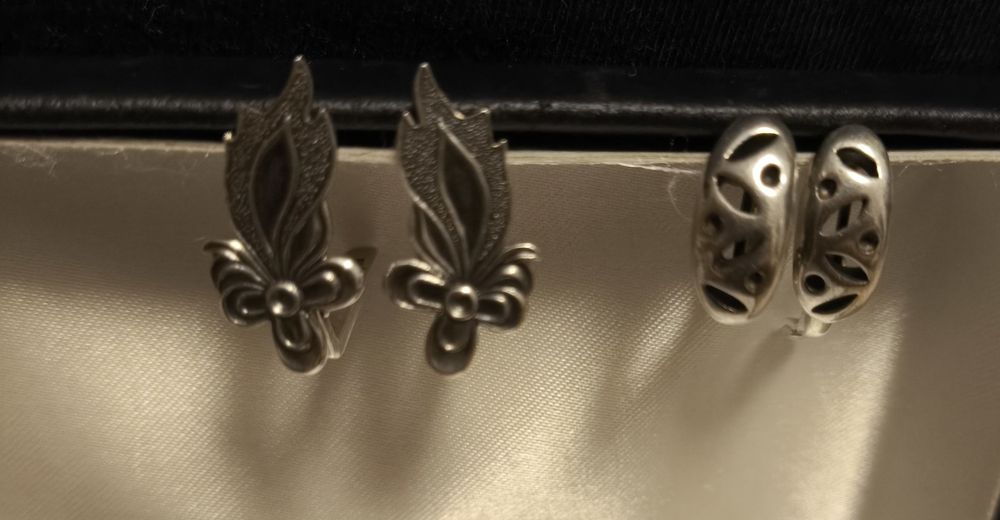 Винтажные украшения из серебра, советское серебро