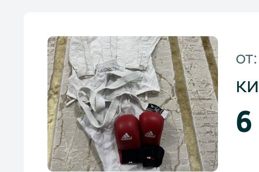 кимоно для каратэ, перчатки