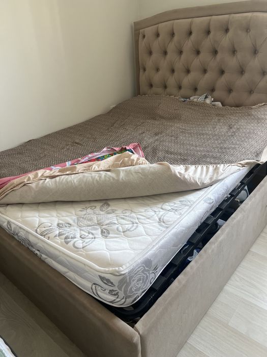 Матраспен төсек/ продам кровать с матрасом