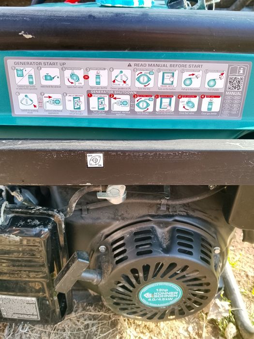 Generator  4.5 kw benzina si gaz