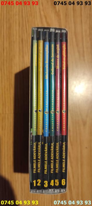 colectia Margelatu cu Florin Piersic 6 dvd noi