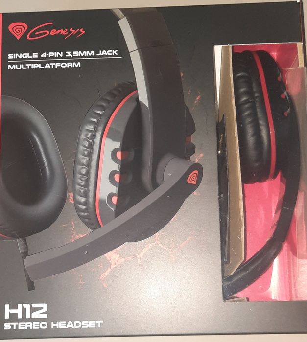 геймърски слушалки GENESIS H12