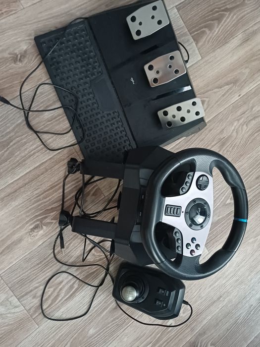 Игровой руль с кпп PXN V9