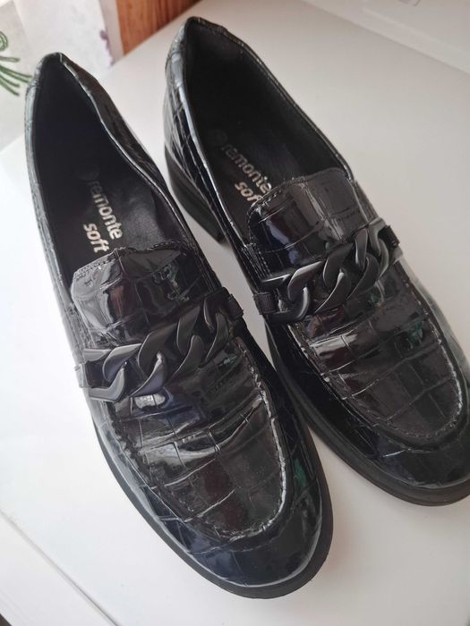 Pantofi dama Remonte,negru ,numarul 38