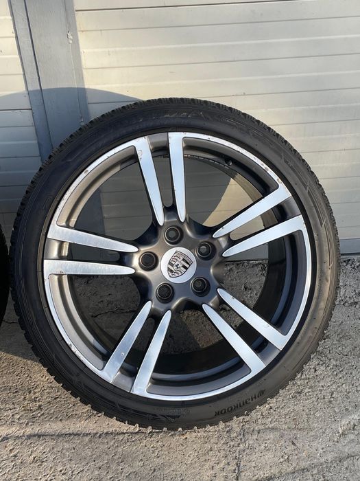 Jante 20 originale porsche panamera , anvelope iarna hankook dot 2022