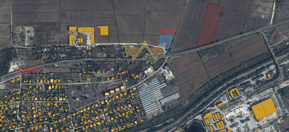 Продава се Парцел в с. Езерово, Област Варна - 3000 кв.м за 31 €/кв.м - Снимка #3