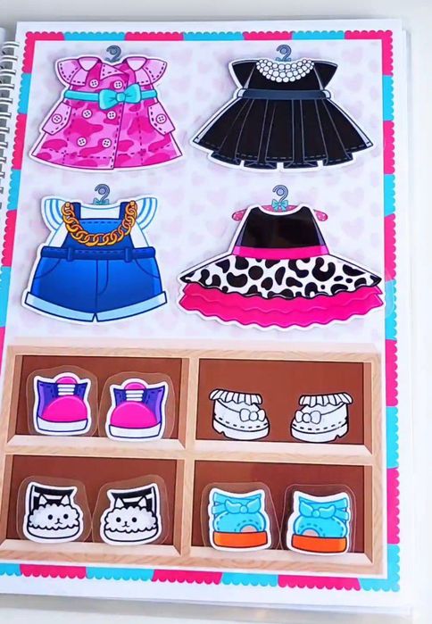 Детский альбом, игра на липучках ЛОЛ