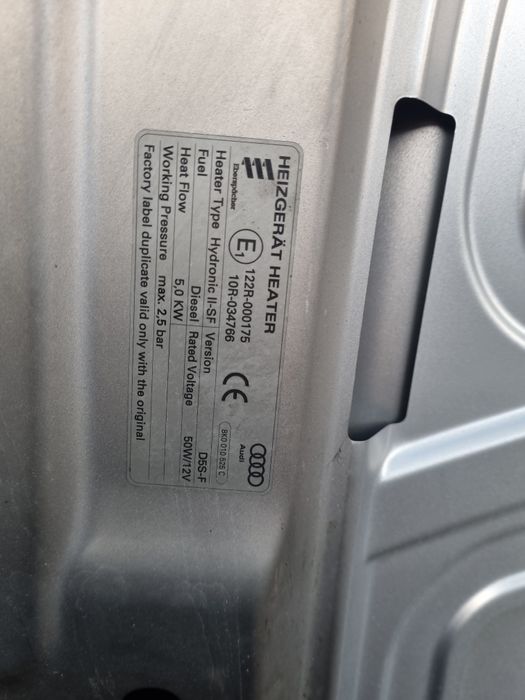 Capota auto A4  b9 facelift după 2019 pana în prezent