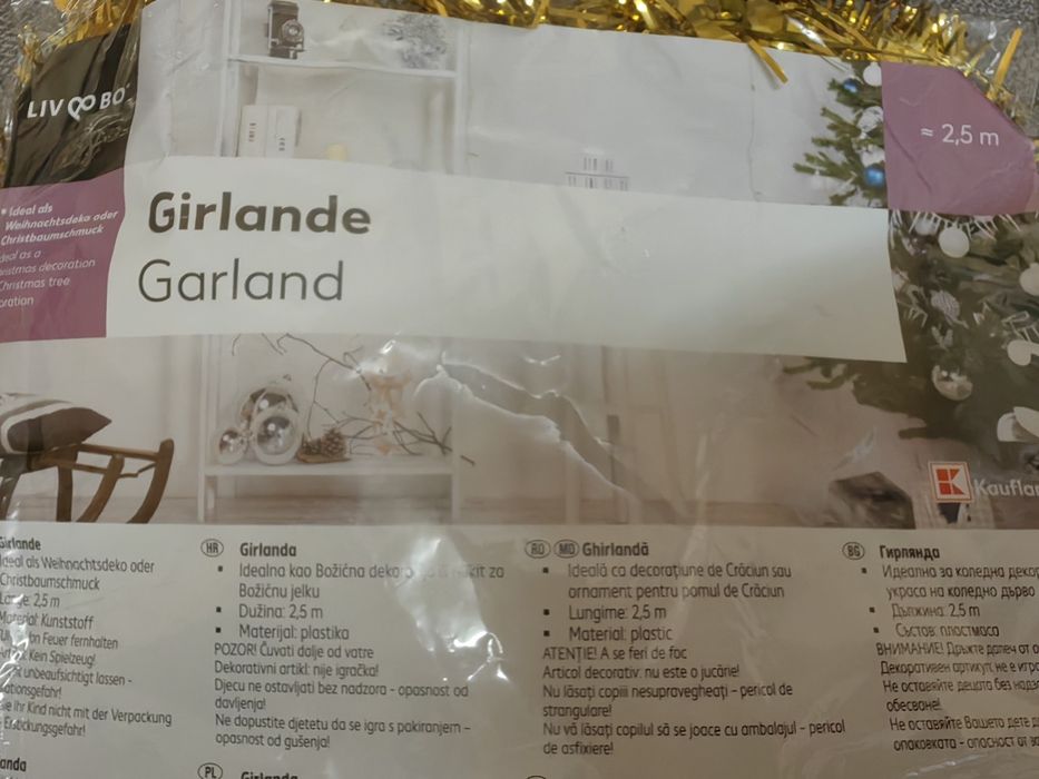 Set decorațiuni, globuri instalație interior!/exterior, beteala...