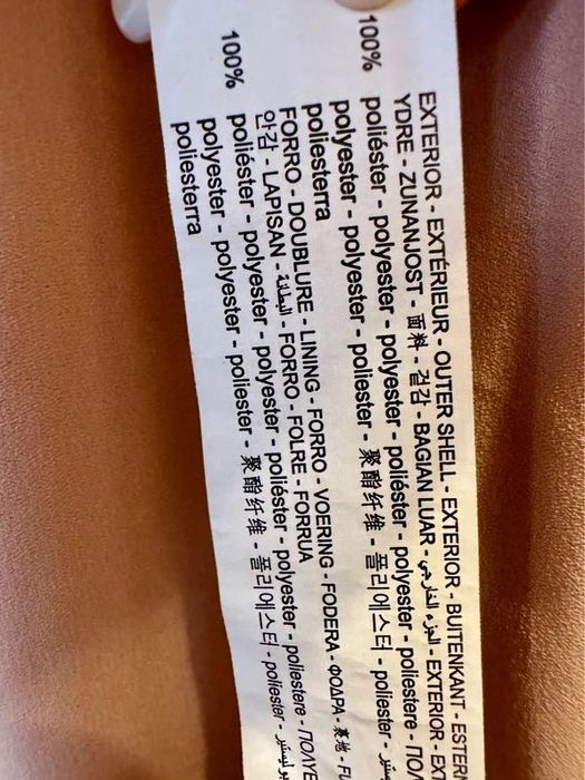 Rochie lunga din voal cu pliuri roz pudra somon zara marimea S noua