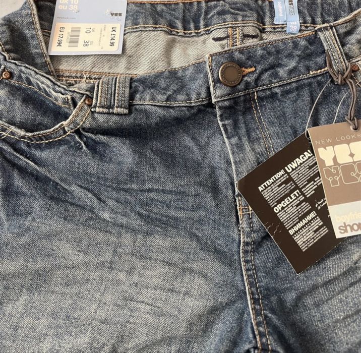 Pantaloni scurti de blug, de la New Look, marimea 38