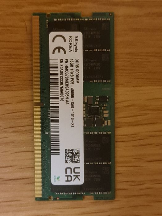 Memorie RAM laptop sodimm 16GB DDR5 4800 MHz