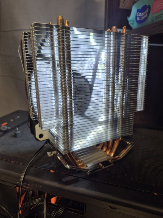 Процессор i5-11400f + мат. плата + башенный кулер