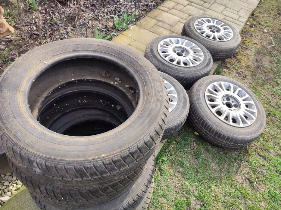Genti auto second ,165/70/14.Plus bonus 4 cauciucuri second 185/60/14