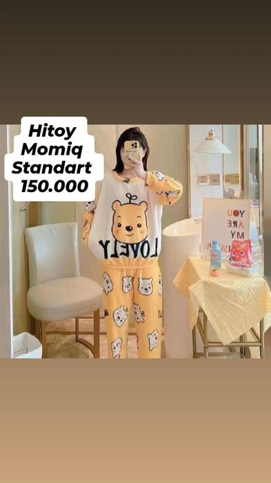 Hitoy pijama sotuvda