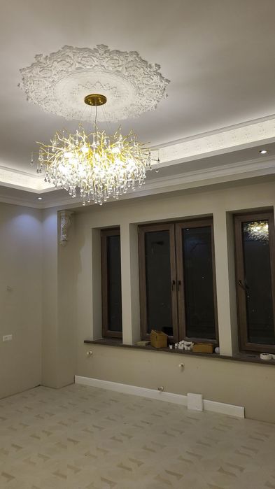 Установка люстра Lyustra o'rnatish