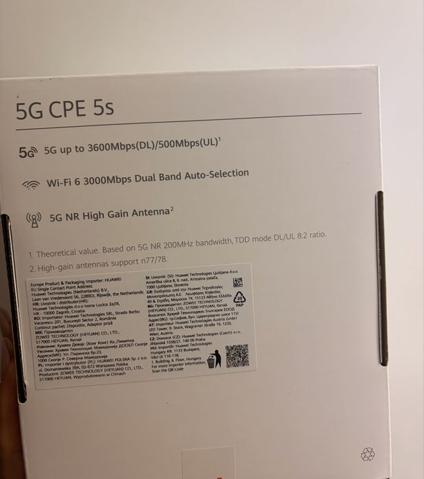 Router 5g CPE 5s sigilat