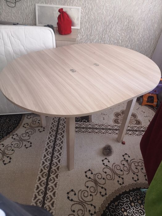 Стол круклый, раздвижной