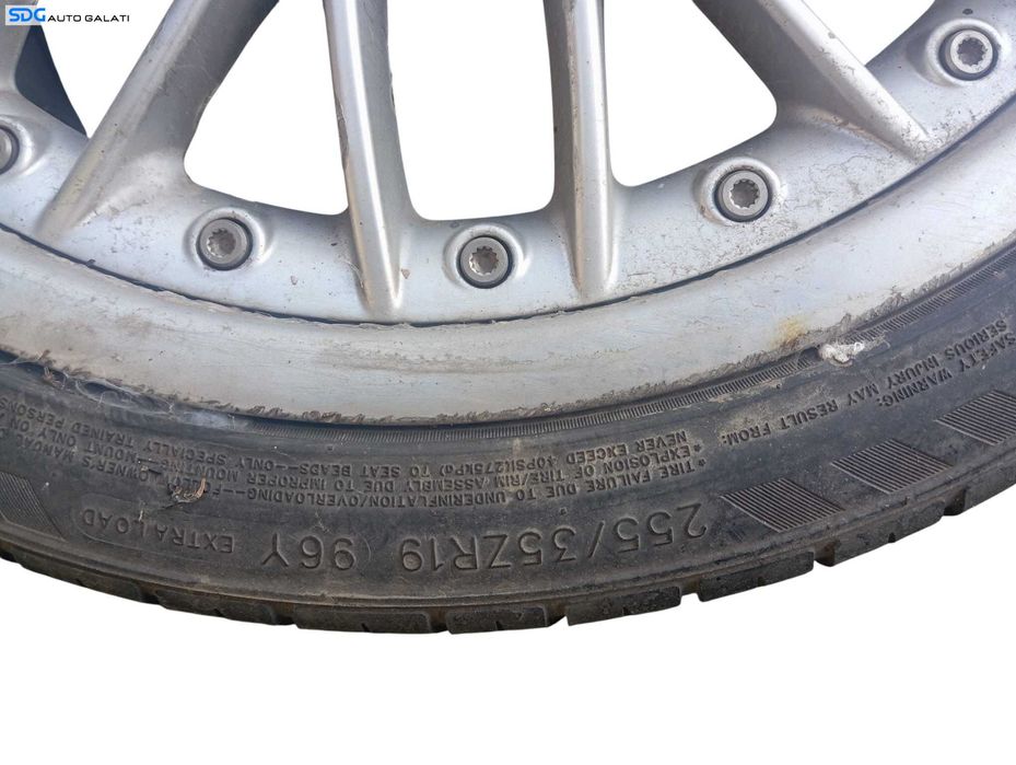 Roata Janta Rezerva Aliaj Daytona Race 255 35 19 R19 Anvelopa Cauciuc Vara Dot 2018 9J ET 33 Audi A8 D3 2003 - 2010 Cod 8T0601025K 8T0601025P [B4508]