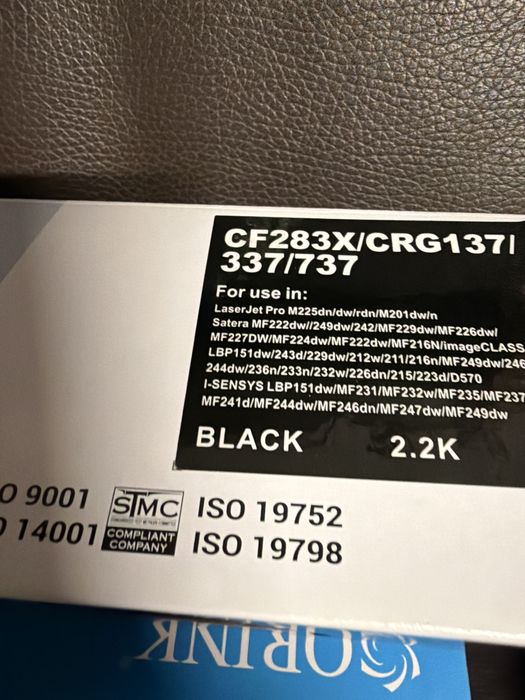 Cartus Toner Compatibil HP CF283X CRG-137/337/537/737