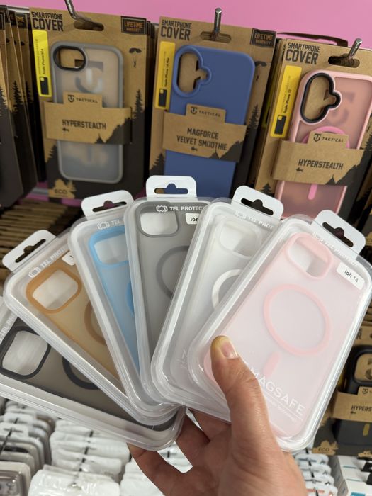 iPhone 13/14,iPhone 15/ 15 Pro,iPhone 14 Pro матиран MAGSAFE кейс