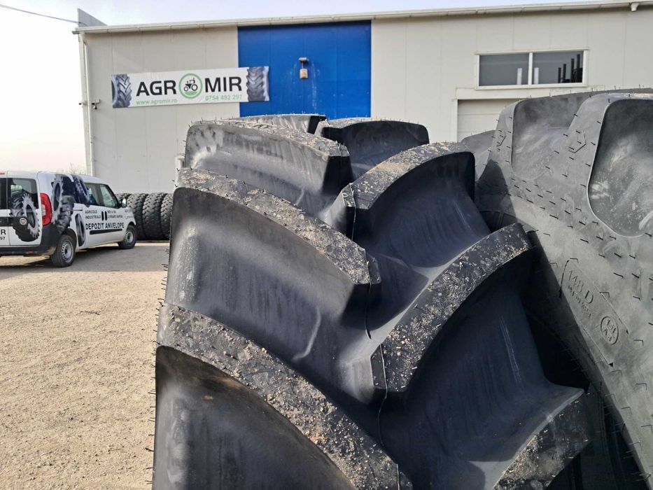 Anvelope noi 520/70R34 CEAT RADIALE cauciucuri tractor spate John Deere New Holland Case IH Fendt Massey Ferguson Deutz-Fahr Claas Kubota Valtra Steyr