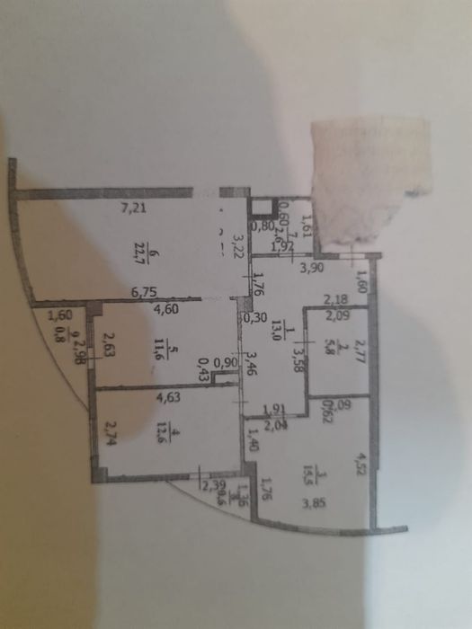 Продам 3х комнатную  квартиру