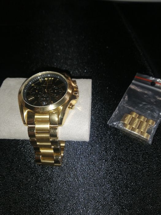 Ceas bărbătesc, mecanism Michael K  carcasa aurie cu brățară aurie