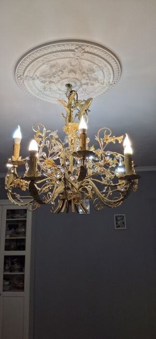 Большая Люстра 10 Рожков Польша