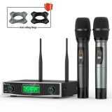 Fifine K040 UHF Wireless Singing Karaoke Mic Dual Handheld Microphone