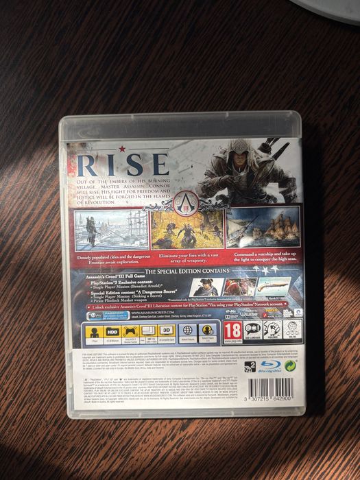 Joc PS3 Assassin's Creed III Special Edition – Stare Impecabilă
