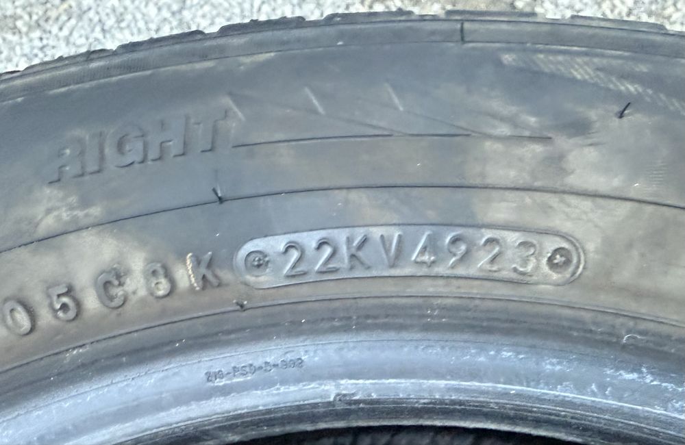 2бр 205/55/16 на 7,5мм с 23дот