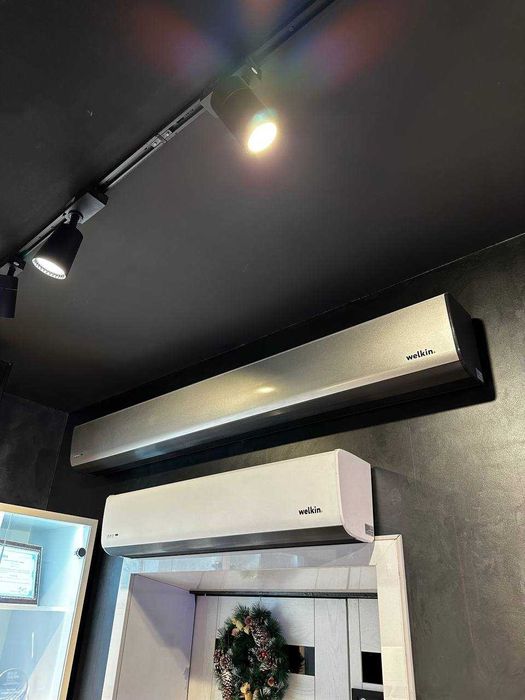 Воздушная завеса для магазина офиса входная Midea Welkin установка