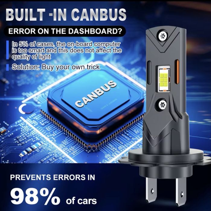 LED светлини  H4